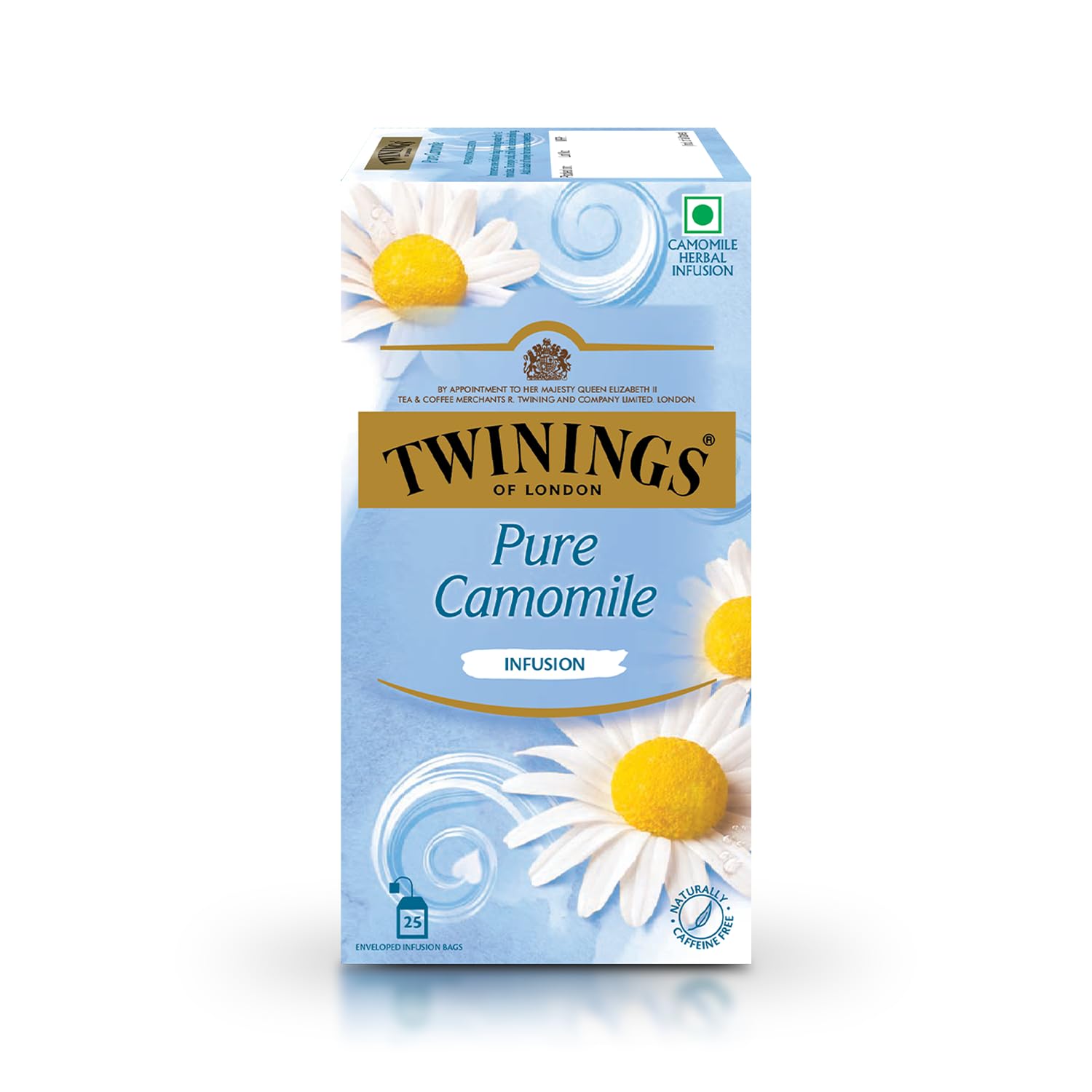 カモミールティー Amazon | Twinings Pure Camomile Tea, 25 Tea Bags